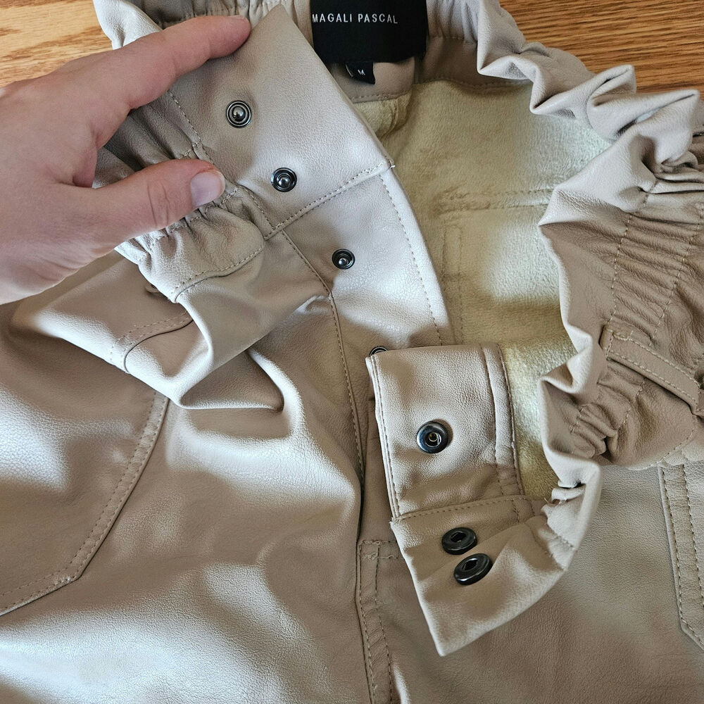 Magali Pascal Faux Leather Pants Size Medium - Picture 4 of 7